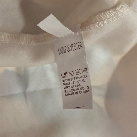 Summer Vibe 2 Piece Set Size 3XL Satin Chic Art Short Sleeve Shirt Wide Leg Pant - Picture 13 of 16